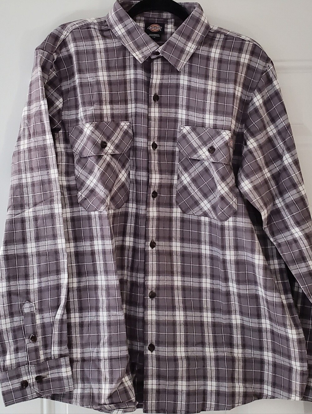 Men's Dickies Brand Long Sleeved Flannel Shirt